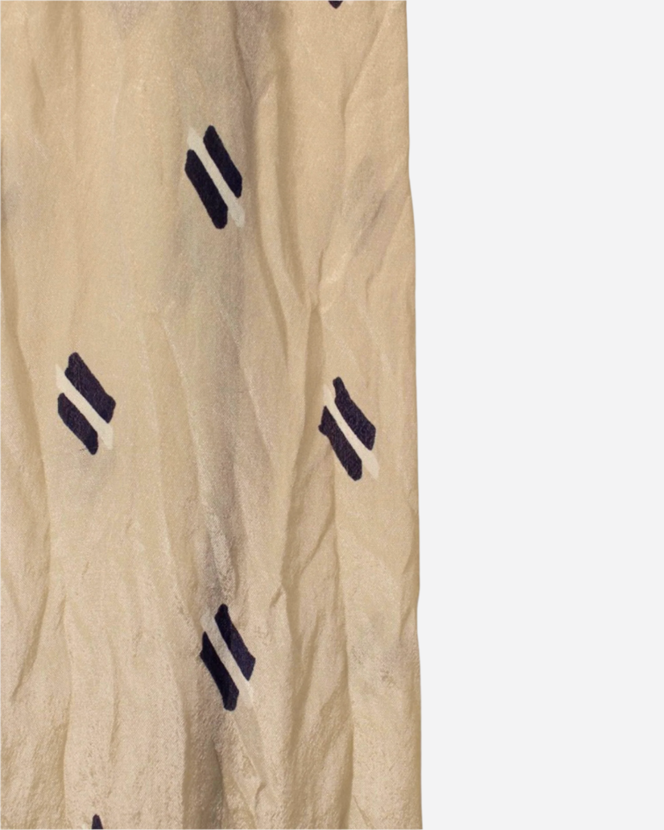 100% Silk Vintage Long Scarf