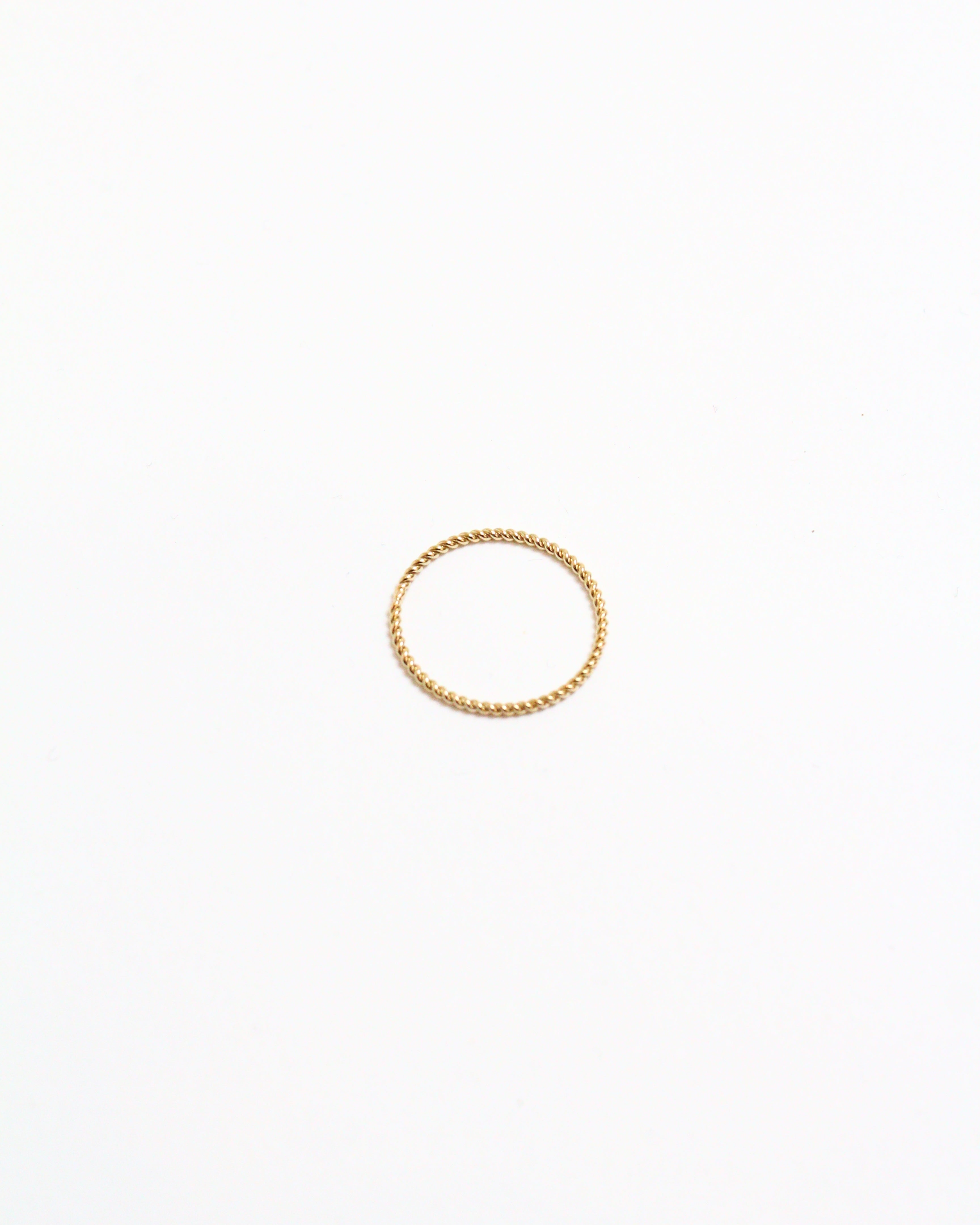14k Gold-Filled Twisted Delicate Ring