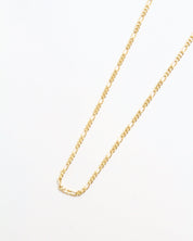 18k Gold Filled Thin Figaro Chain Necklace