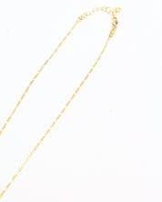 18k Gold Filled Thin Figaro Chain Necklace