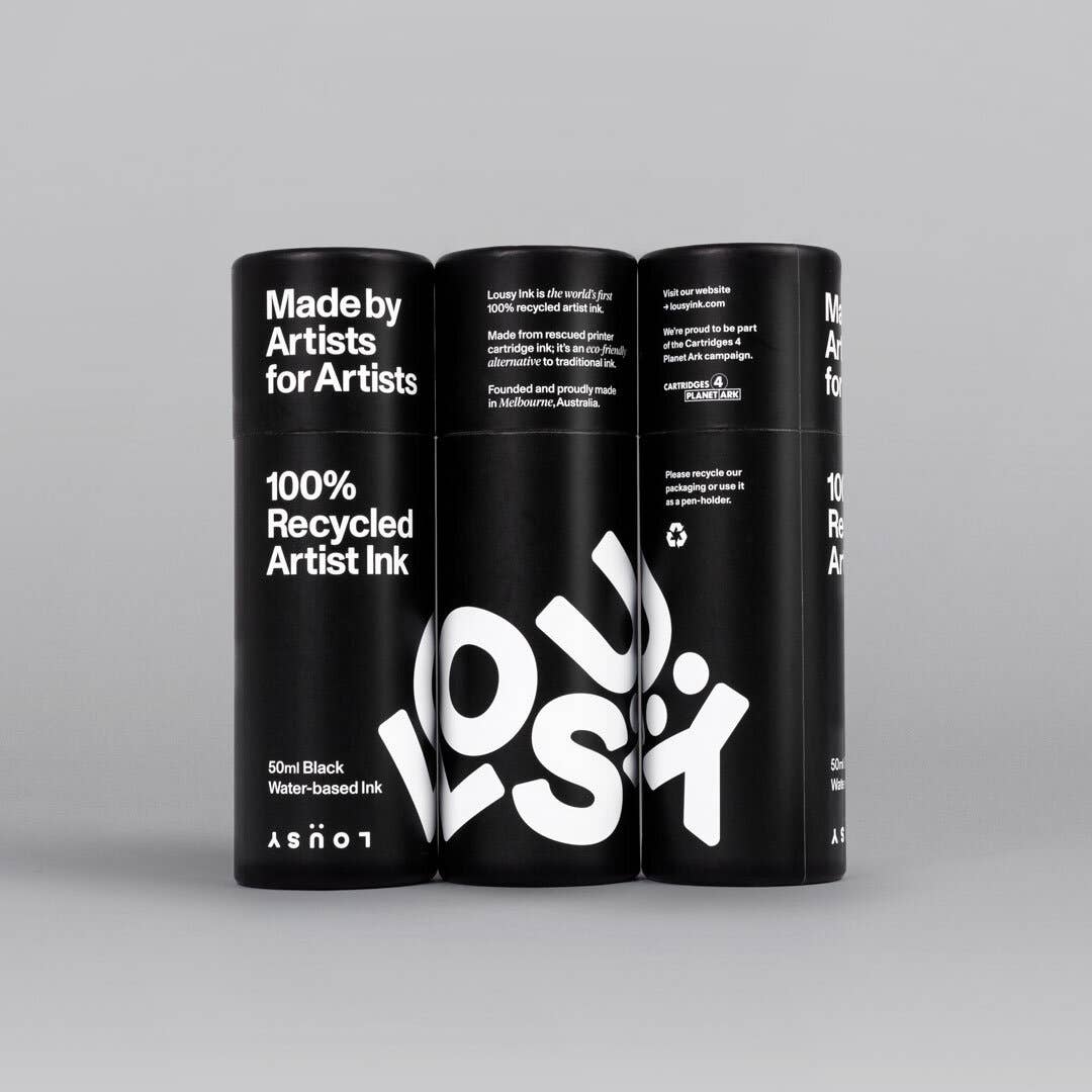 Recycled Black Ink - Made From Printer Cartridge Waste