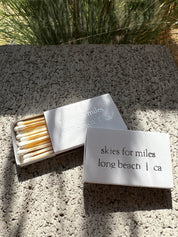 SFM Silver Embossed Matchbook