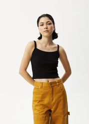 Afends Taylor Hemp Ribbed Singlet Tank