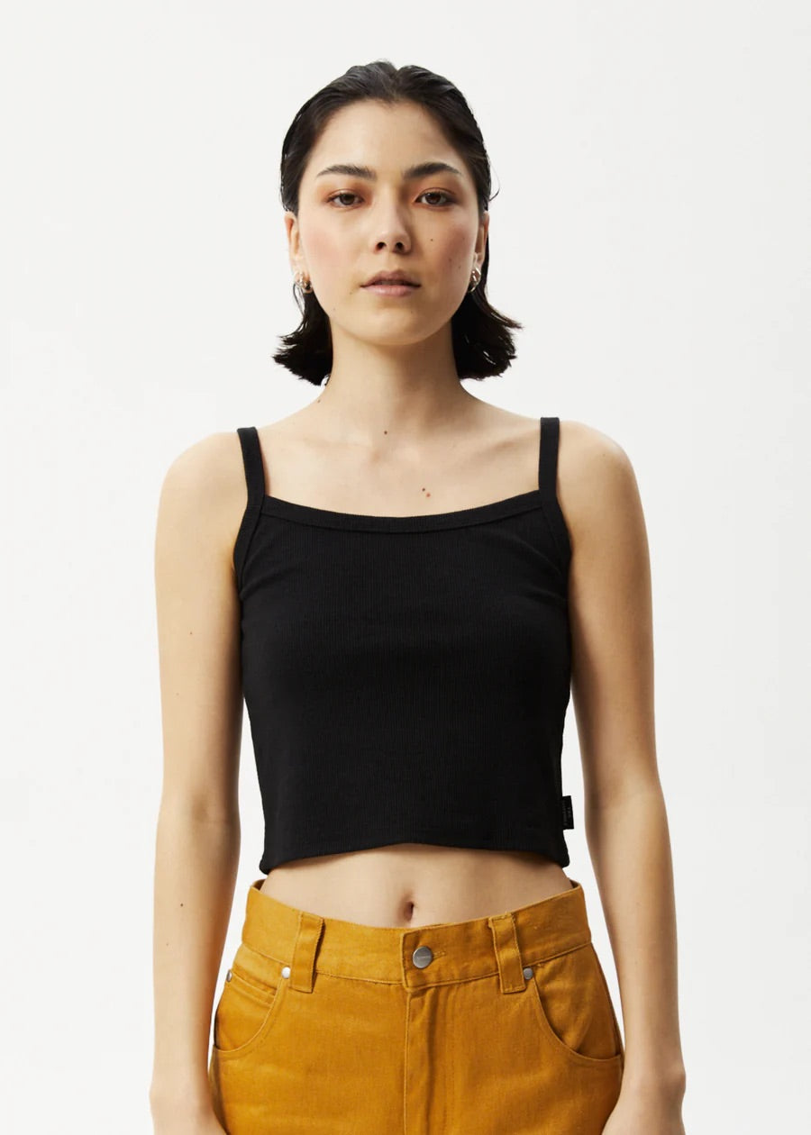 Afends Taylor Hemp Ribbed Singlet Tank