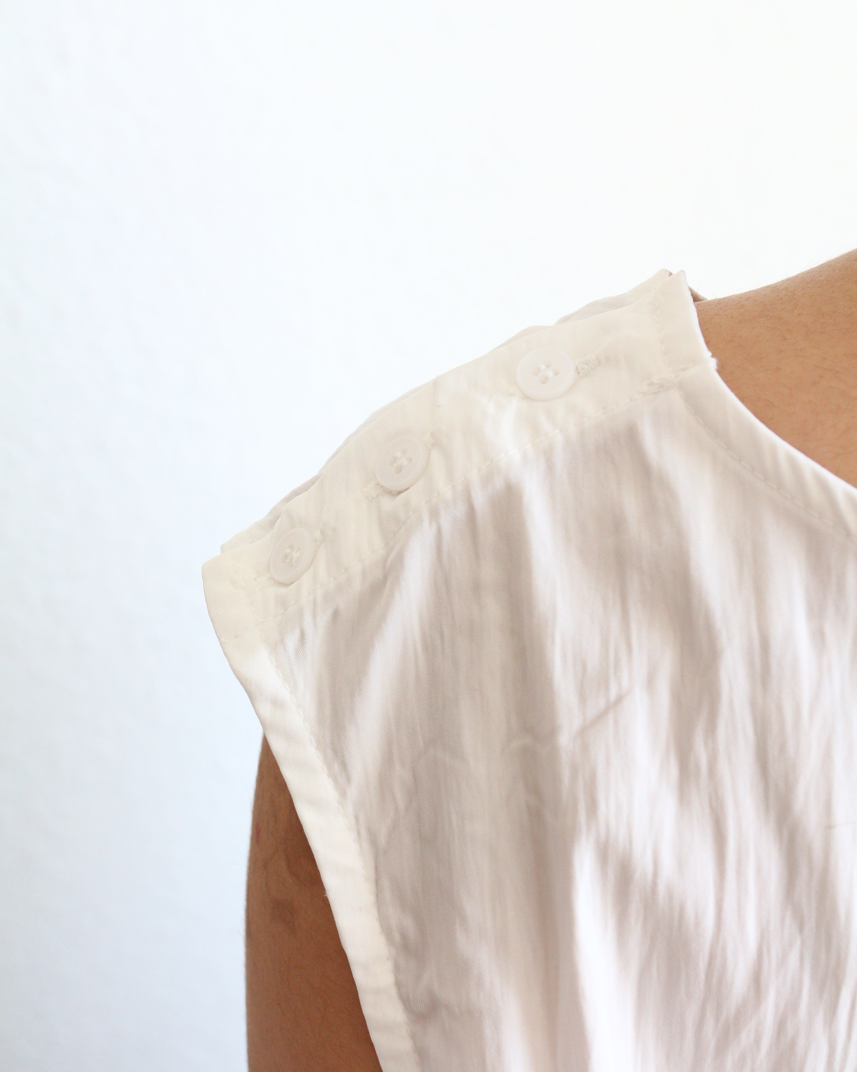 Asym Boat Neck Tie Top