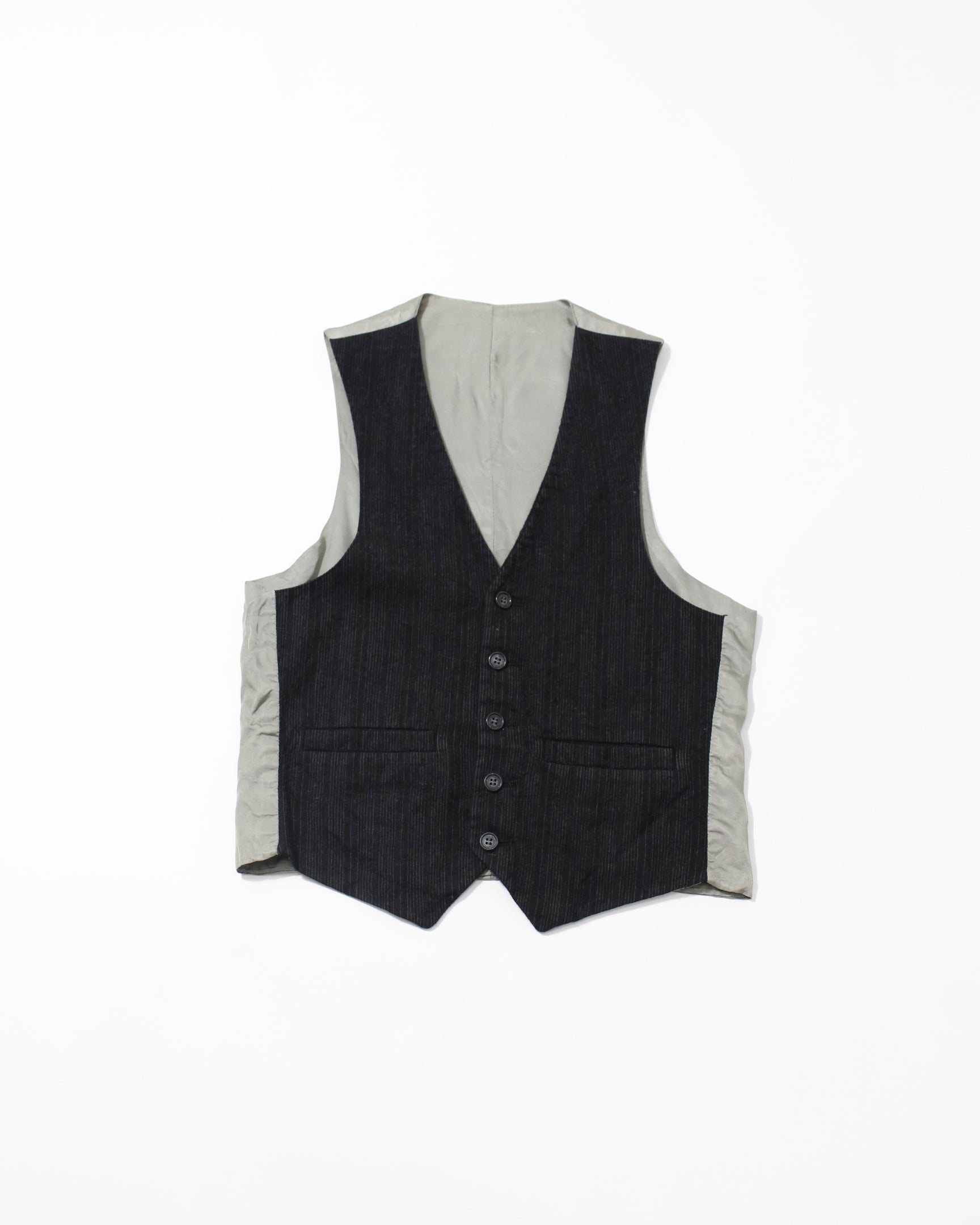 Charcoal Wool Vest