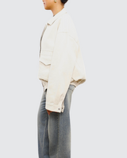 Unisex Bomber Cotton Oversized Jacket