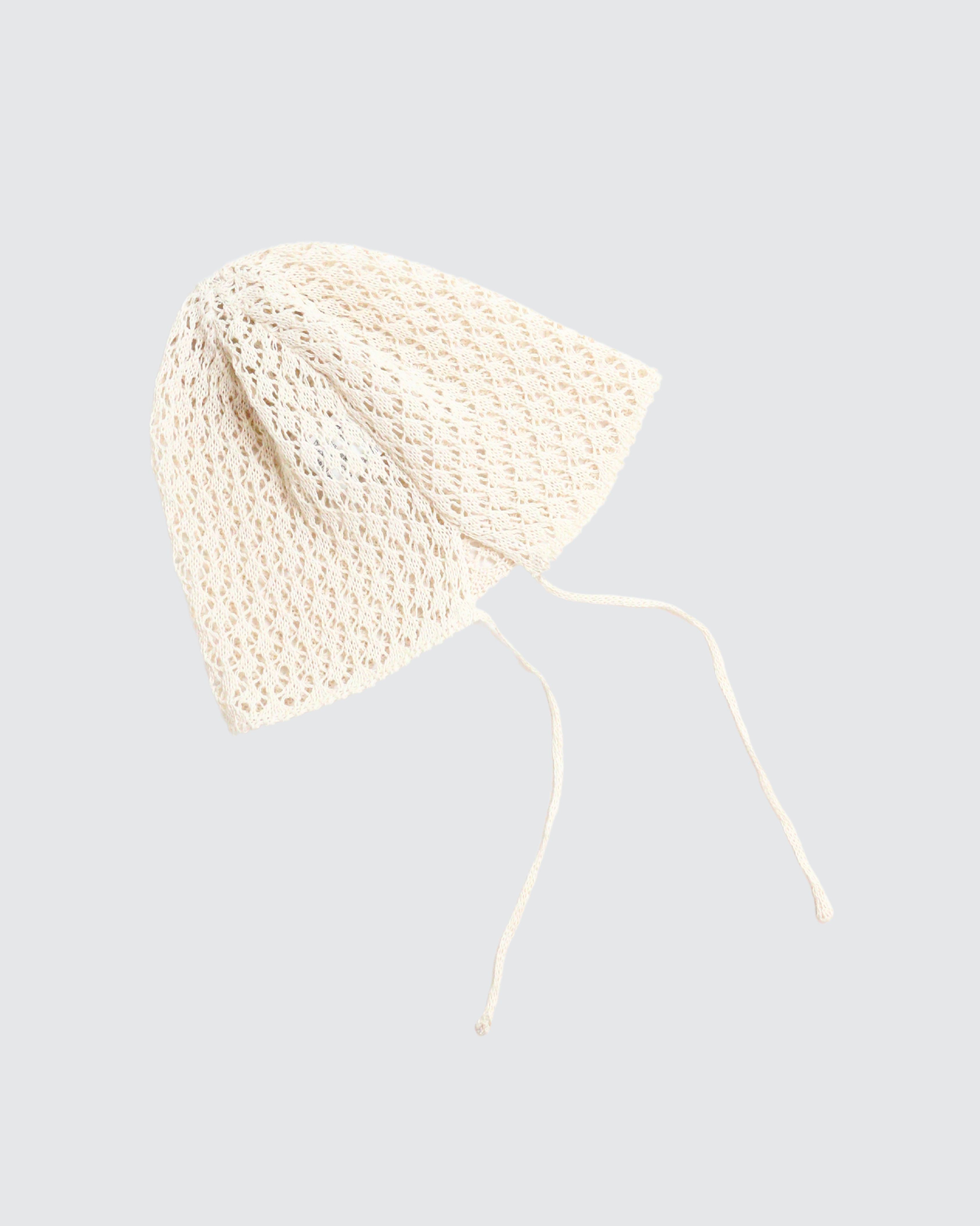 Crochet Cotton Bonnet Beanie Hat