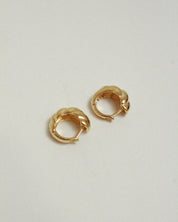 gold mini hoop earrings