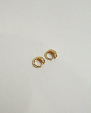 Croissant Clicker Hoop Earrings