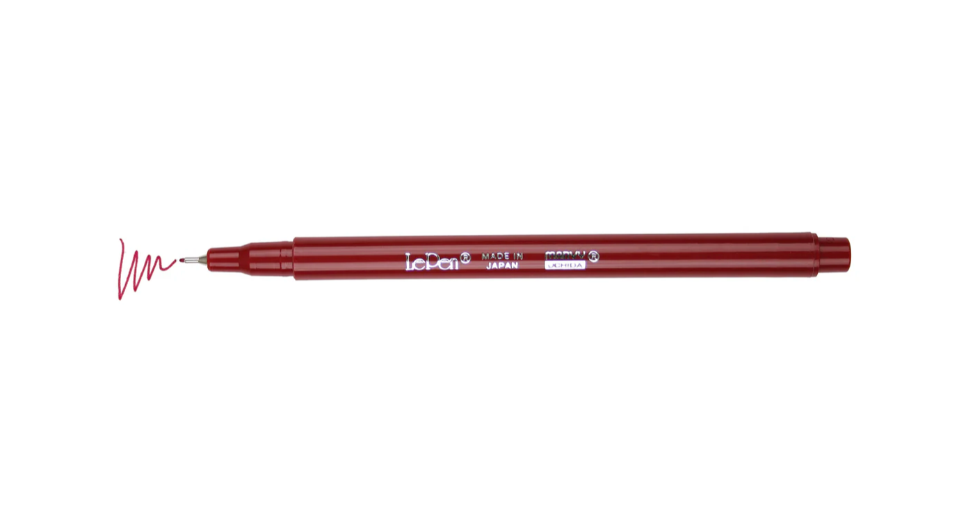 Marvy Uchida Le Pen Micro Fine Point Burgundy