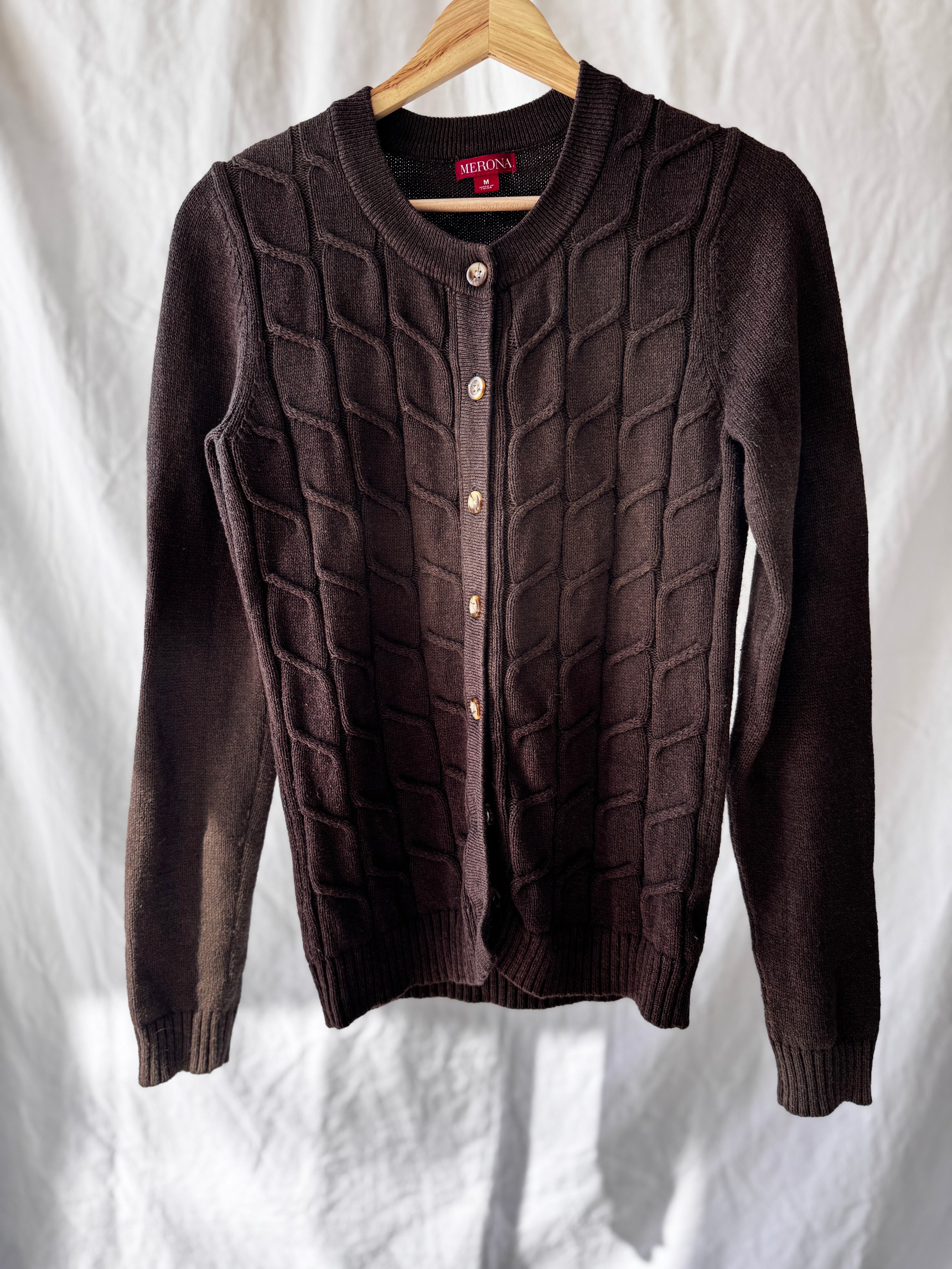 Merona Cotton Cable Knit Cardigan