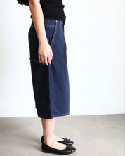 Mid Rise Bermuda Shorts navy