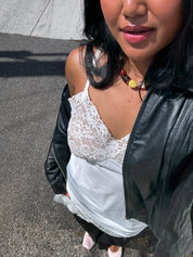 Moto Zip Front Leather Jacket