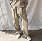Oat Pleated Trouser Pants