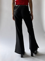 Onyx Mid Rise Trouser Pants