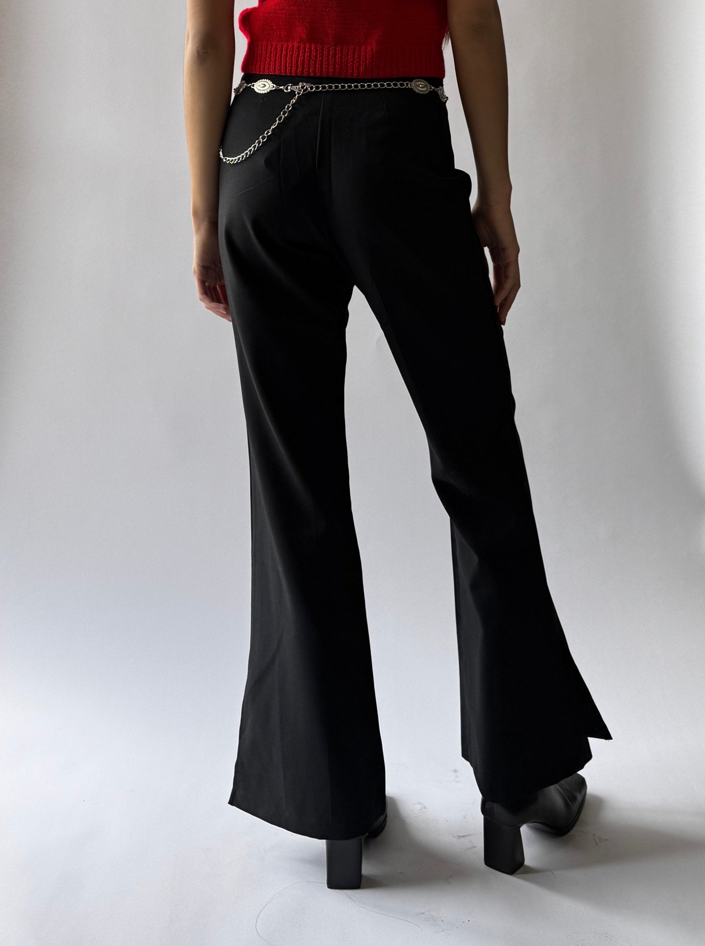 Onyx Mid Rise Trouser Pants
