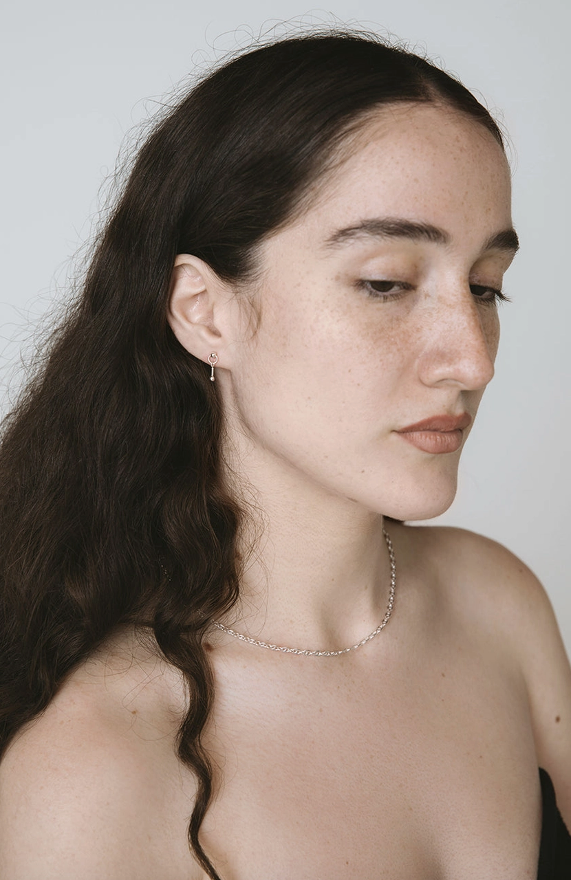 Relier Studs Sterling Silver Earrings