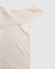 Ribbed One Shoulder Top