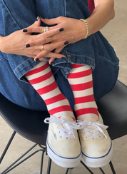 Le Bon Shoppe Wally Stripe Socks