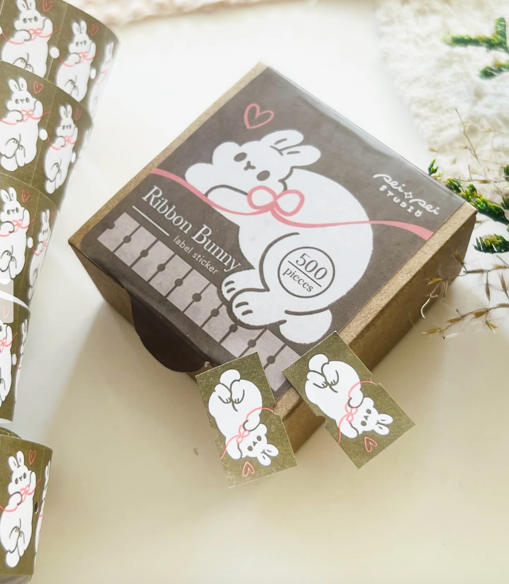 Rabbit Kingdom Label Stickers - 500pcs