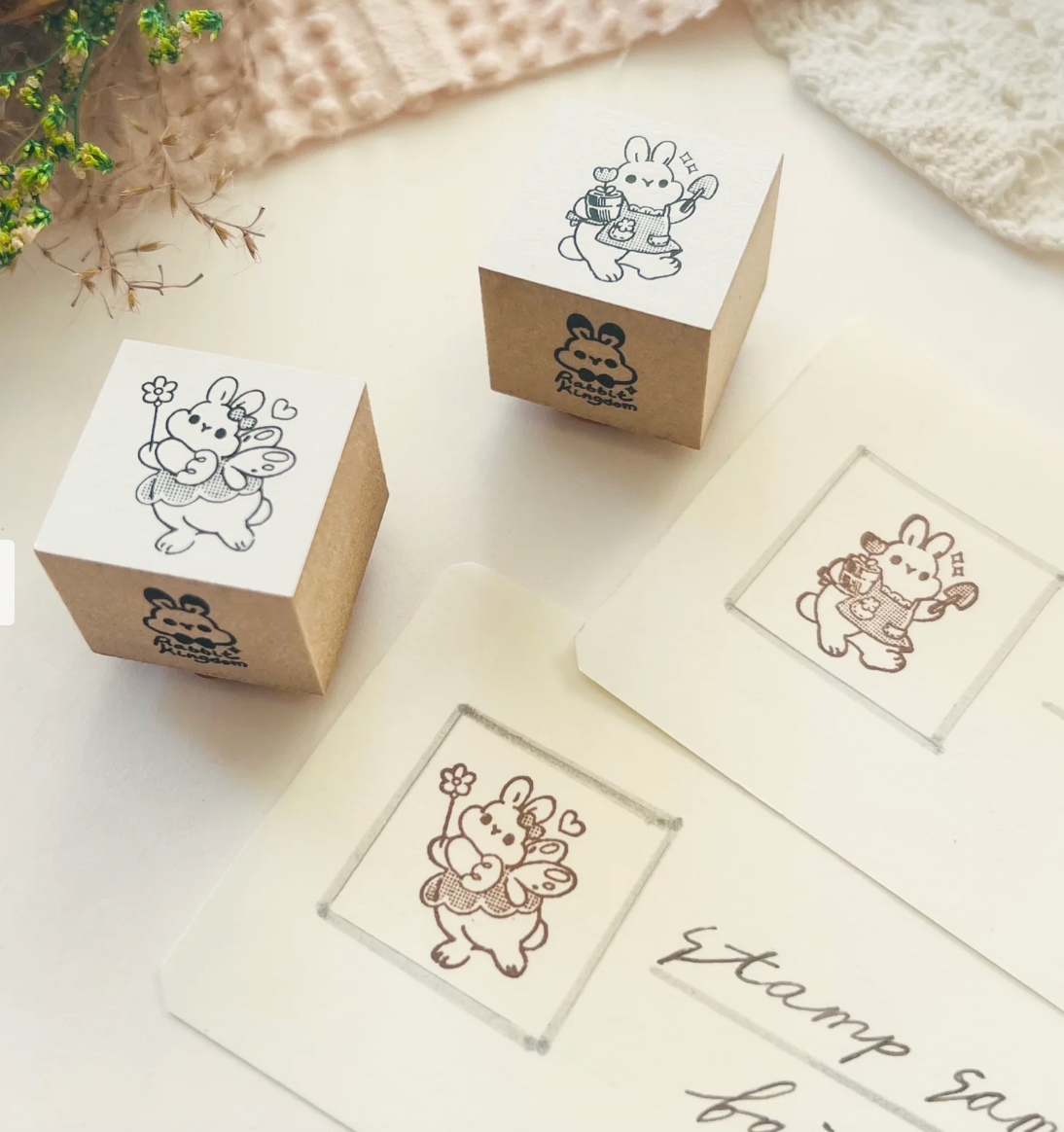 Little Rabbit Kingdom Rubber Stamps