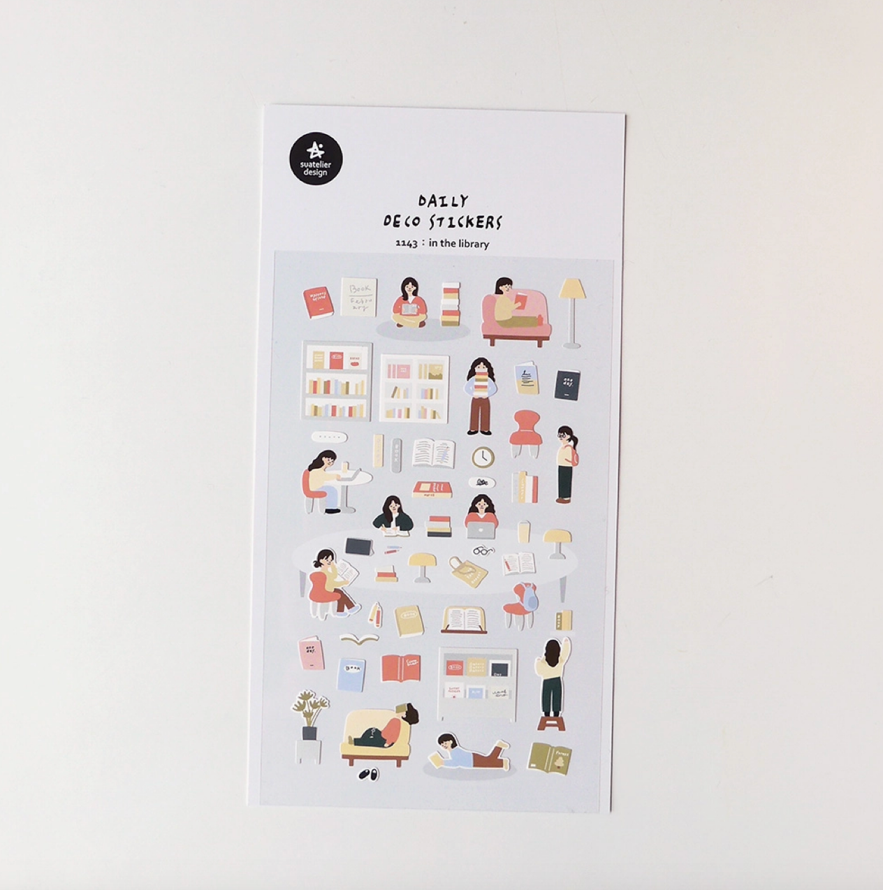 In the Library Sticker Sheet