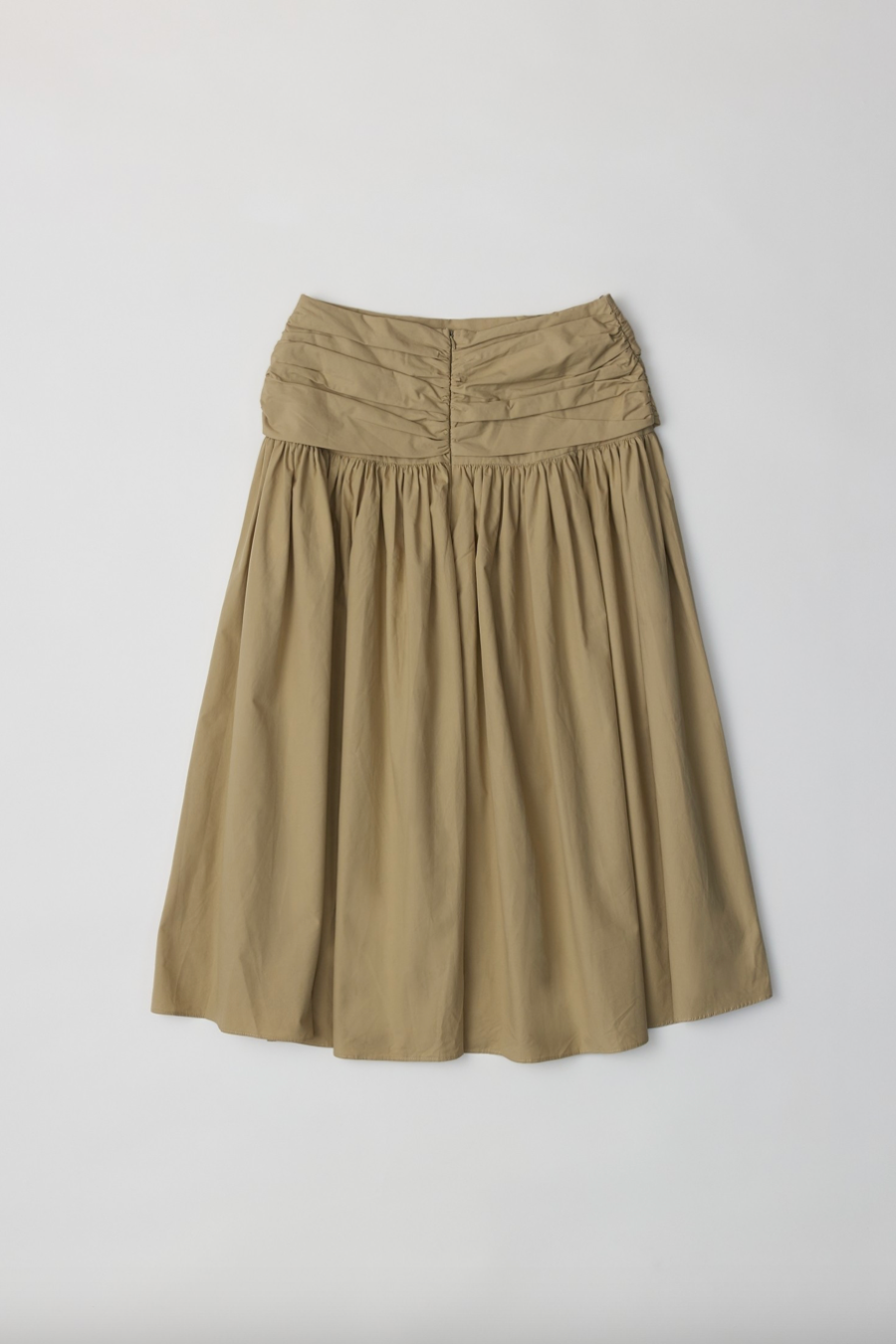 Mariana Ruched Waist A-Line Midi Skirt