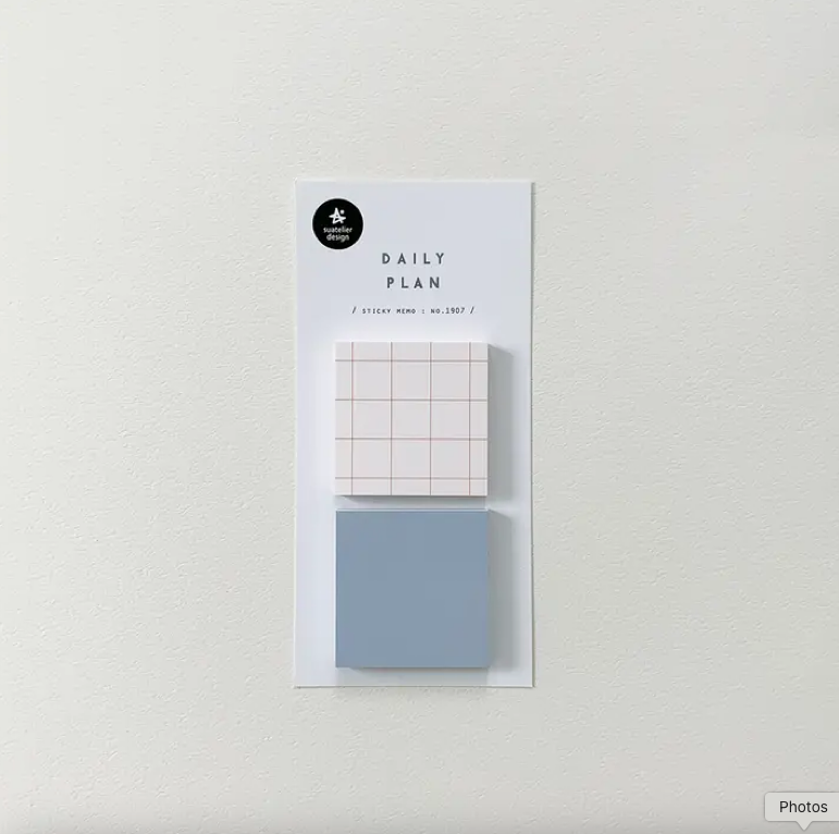 Daily Plan Square Sticky Notes