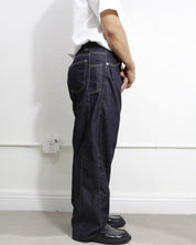 Side Pocket Dark Denim side view