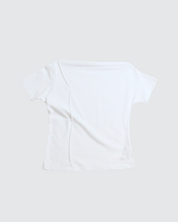 Wavy Boat Neck Tee