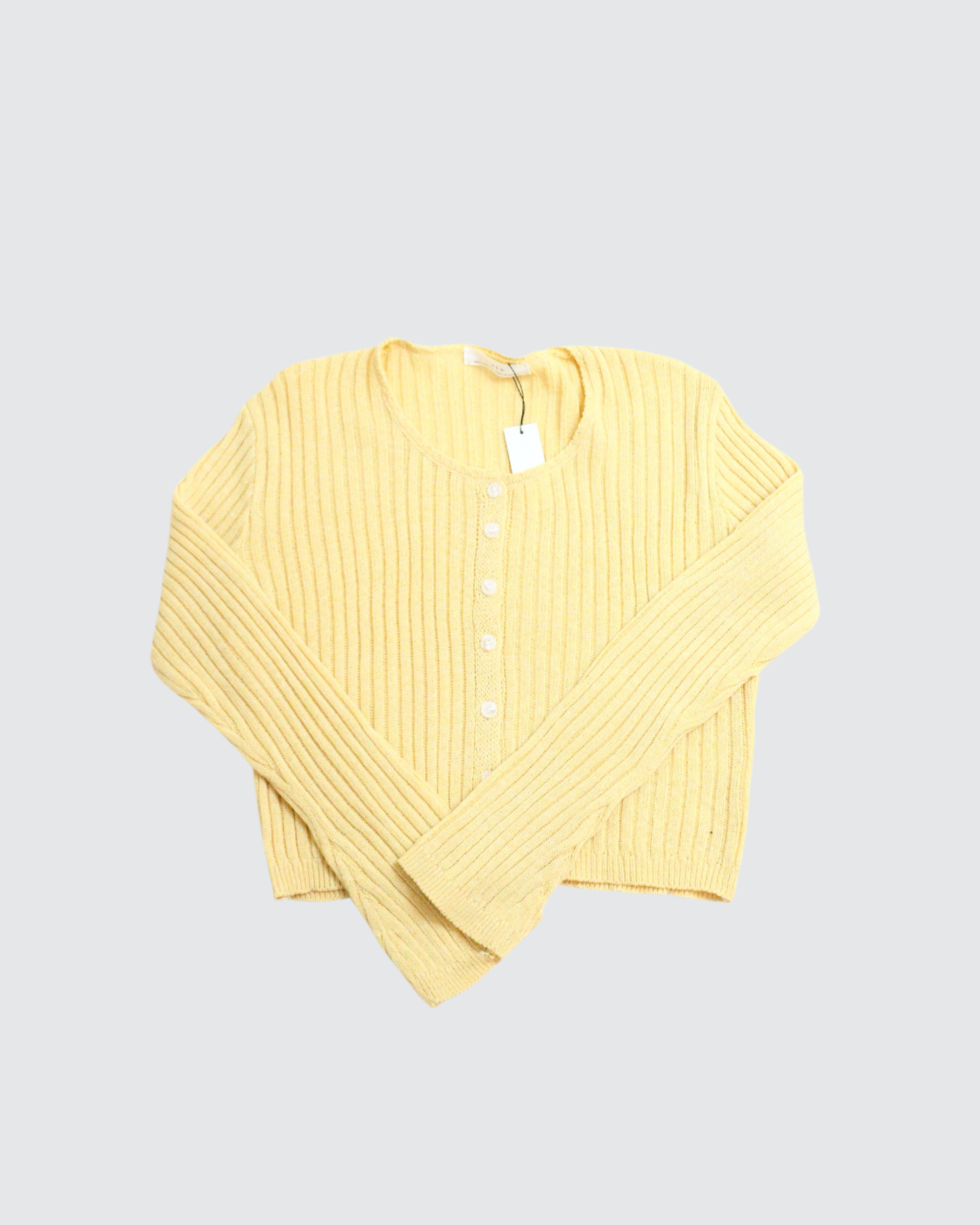 Wide Ribbed Summer Cardigan