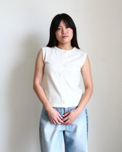 Wool Blend Button Sweater Vest