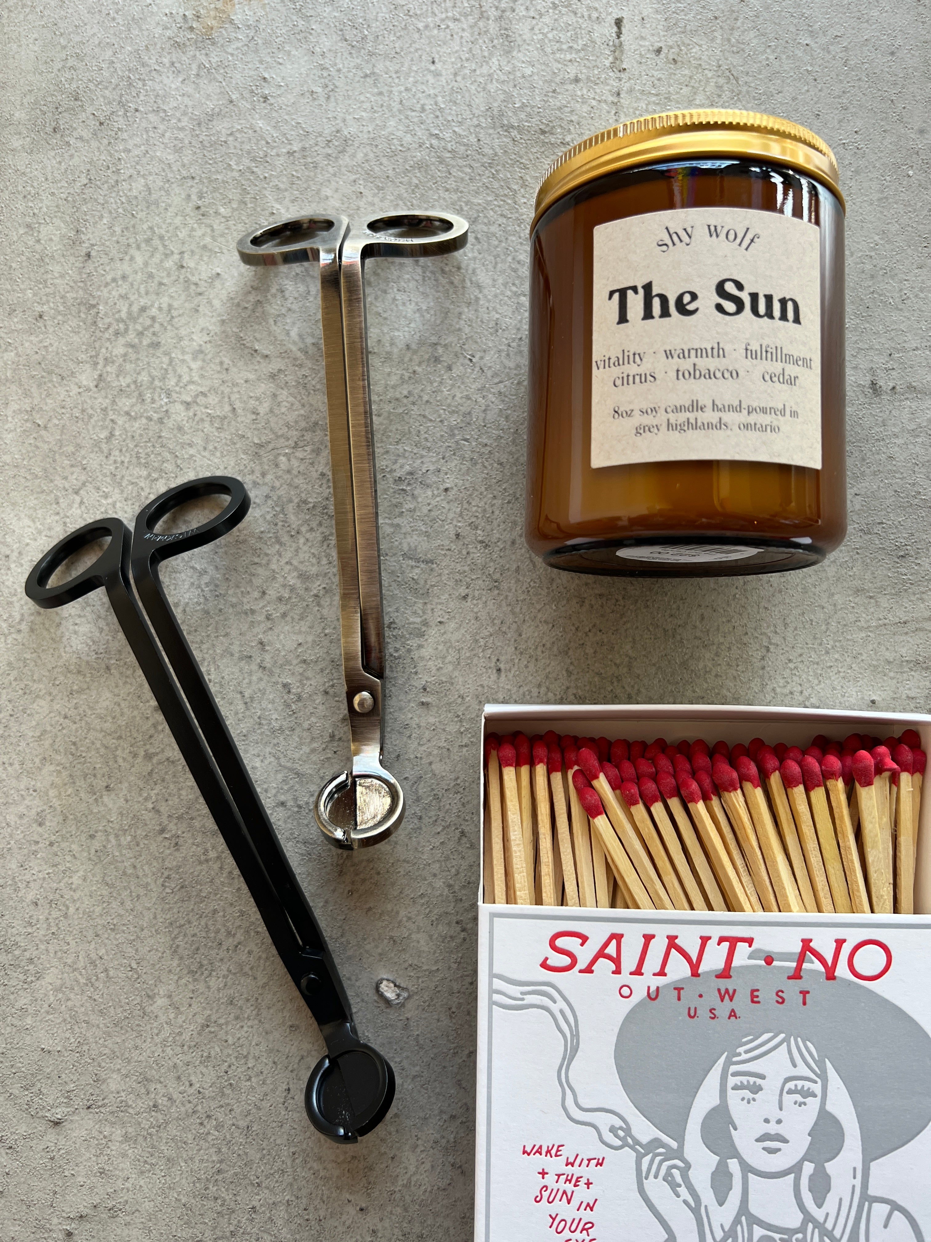 Antique Brass Candle Wick Trimmer