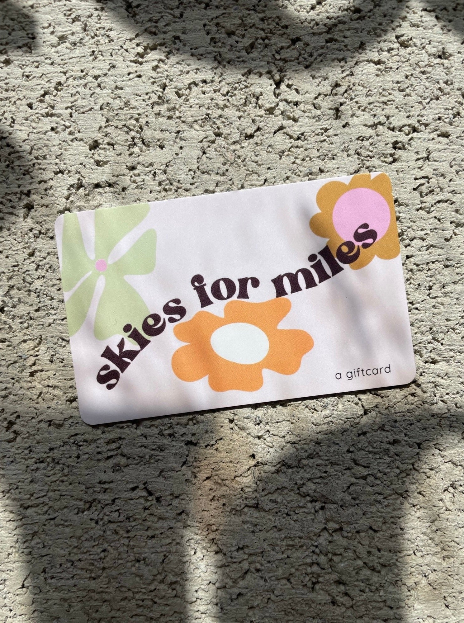 A Physical Gift Card