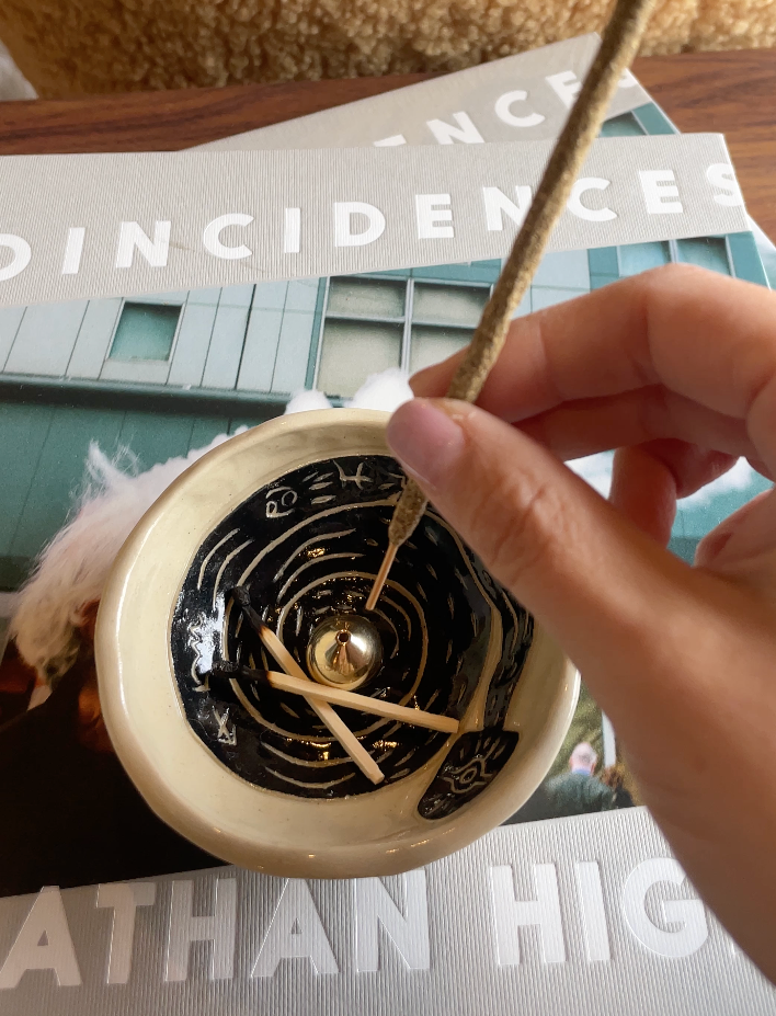 Brass Water Drop Shape Incense Holder - Small