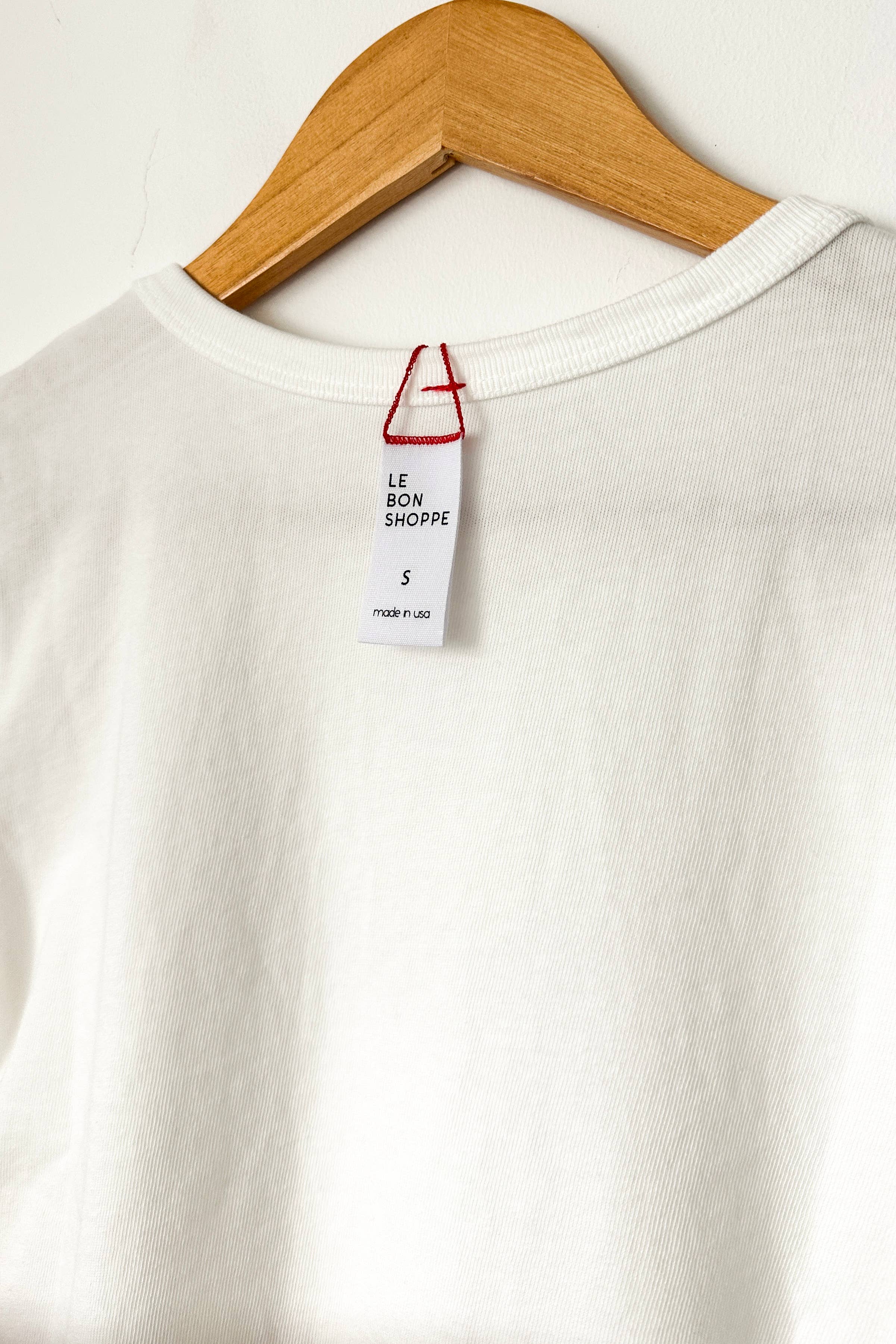 Le Bon Shoppe Little Boy Cotton Baby Tee White