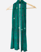 100% Silk Vintage Long Scarf