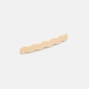 Skinny Wave Barrette in Cream