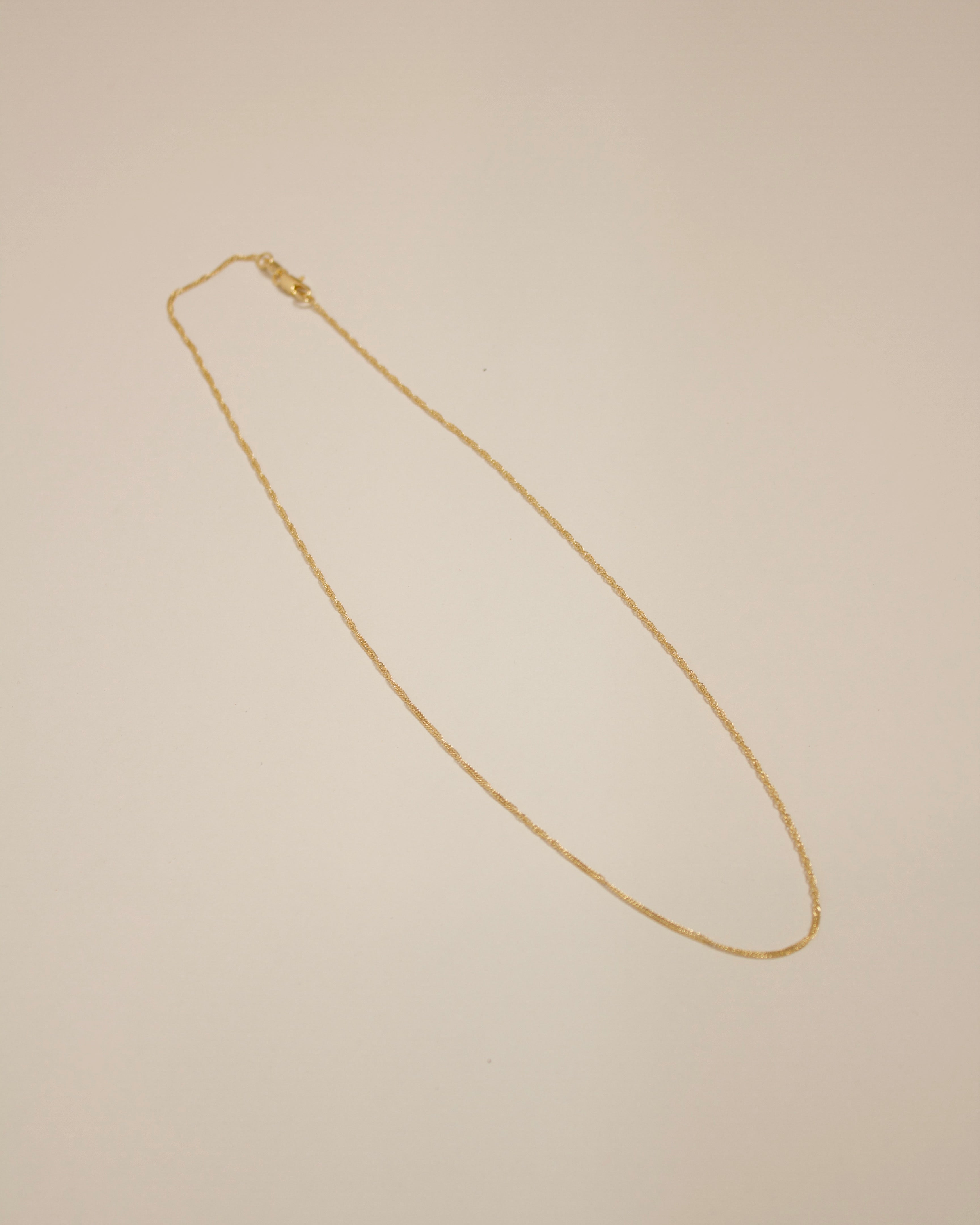 18k Gold Filled 1.3mm Singapore Chain