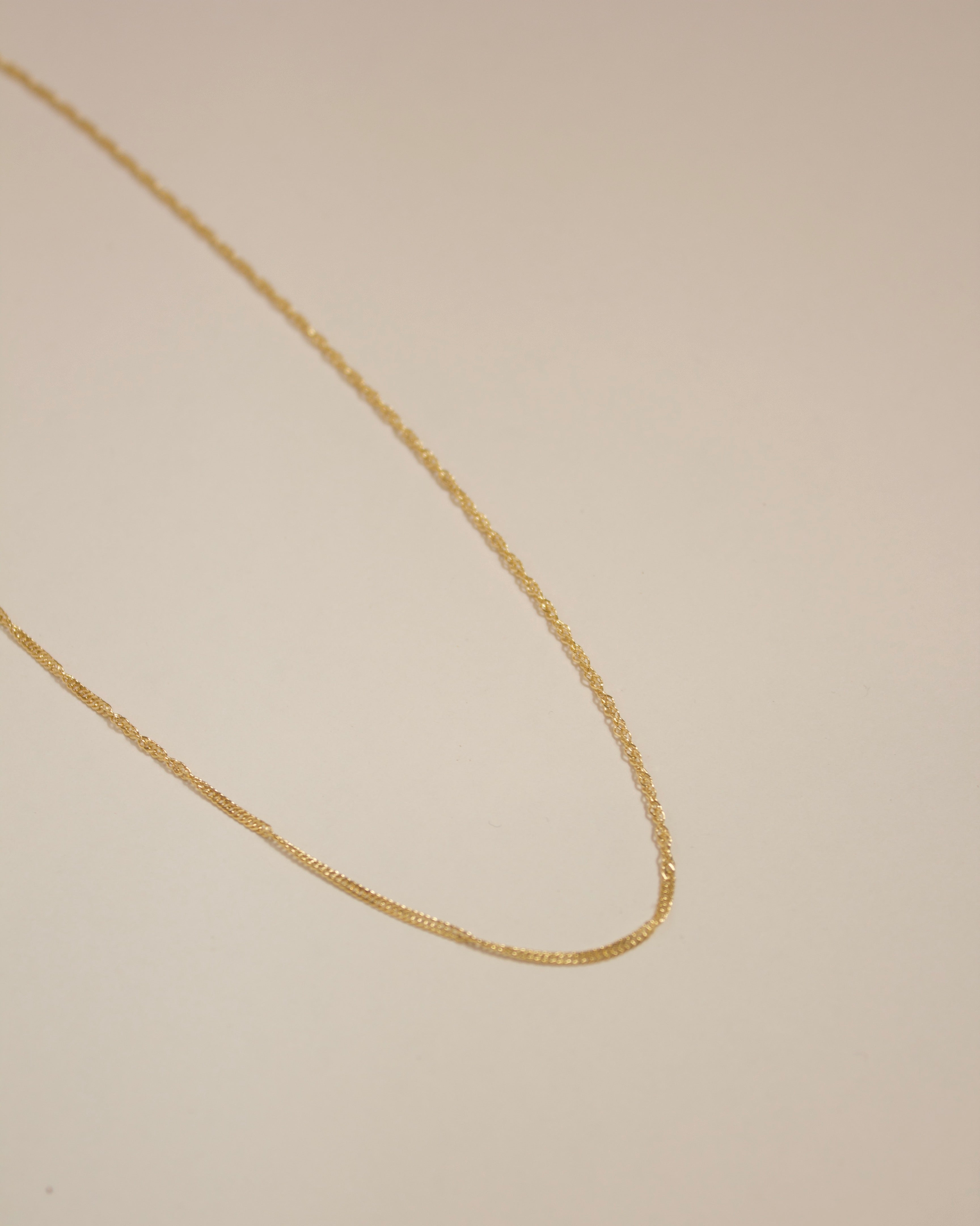 18k Gold Filled 1.3mm Singapore Chain