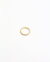 18k Gold-Filled Beaded Band Ring