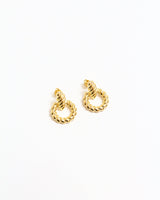 18k Gold Filled Croissant Drop Earrings