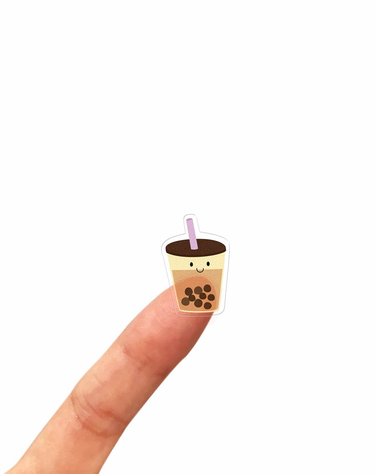 Bubble Tea Clear Stickers