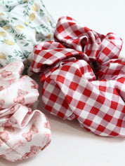 Printed Silk Scrunchie