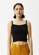 Afends Taylor Hemp Ribbed Singlet Tank