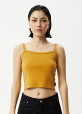 Afends Taylor Hemp Ribbed Singlet Tank