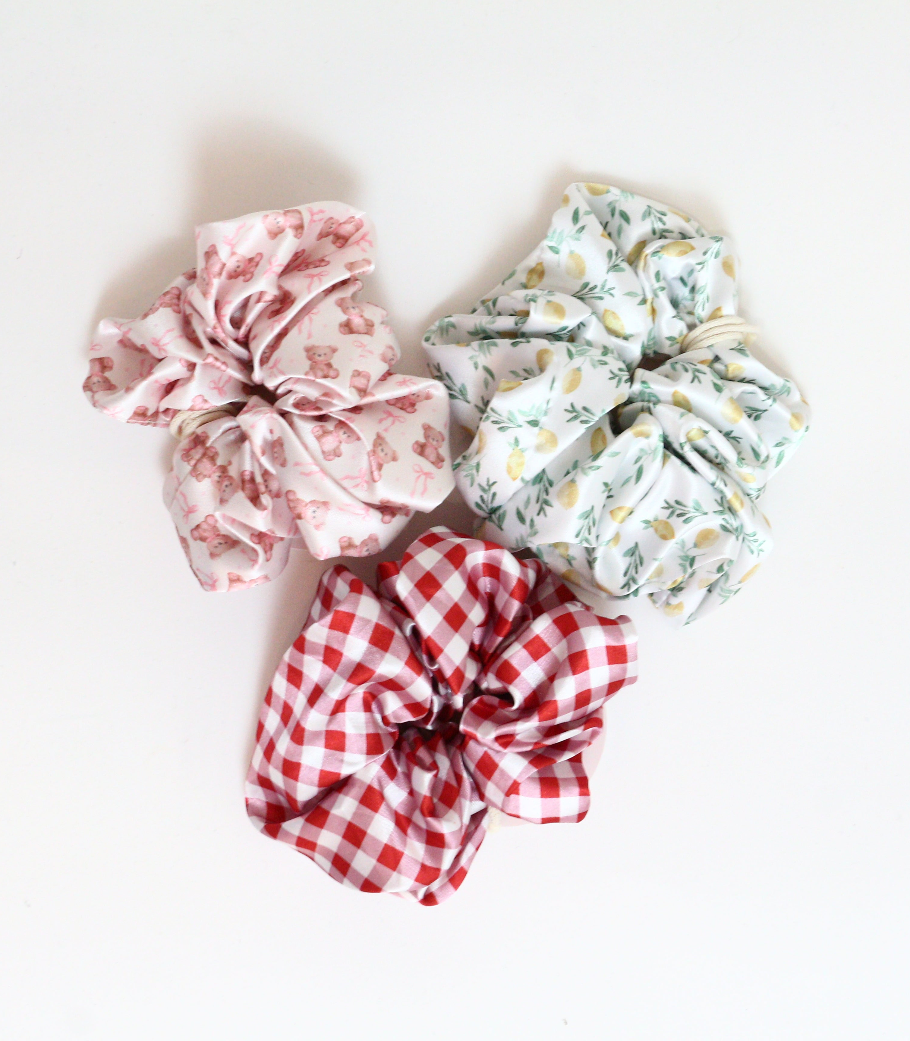Printed Silk Scrunchie