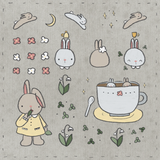 Bunny Washi Sticker Sheet