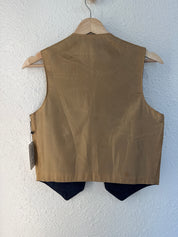 Vintage Reversible Leather Denim Vest